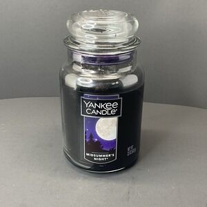 New Yankee Candle Midsummer's Night Large Jar Single Wick Scented Candle 22 oz